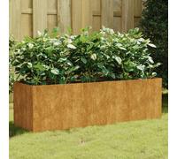 vidaXL Fioriera Rialzata da Giardino 120x40x40 cm in Acciaio Corten
