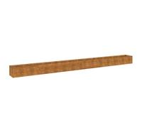 vidaXL Fioriera Rialzata da Giardino 580x50x36 cm in Acciaio Corten, fioriera, fioriera da Esterno, Vaso per Verdure, fioriera da Giardino