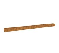 vidaXL Fioriera Rialzata da Giardino 770x50x36 cm in Acciaio Corten, fioriera, fioriera da Esterno, Vaso per Verdure, fioriera da Giardino