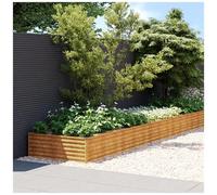 VIDAXL - Fioriera Rialzata Da Giardino 960x100x36 Cm In Acciaio Corten