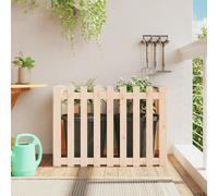 vidaXL Fioriera Rialzata da Giardino a Recinzione 100x50x50 cm in Pino