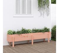 vidaXL Fioriera Rialzata Giardino 160x30x38 cm Legno Massello Douglas