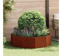 vidaXL Fioriera Ruggine 120 x 120 x 35 cm