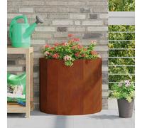 vidaXL Fioriera Ruggine 60 x 30 x 50 cm