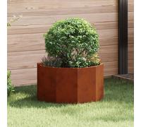 vidaXL Fioriera Ruggine 60 x 60 x 35 cm