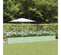 vidaXL Fioriera Verde Pastello 480 x 50 x 45 cm Acciaio zincato