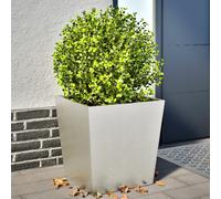 vidaXL Fioriere da Giardino 2 pz 50x50x50 cm in Acciaio Inox