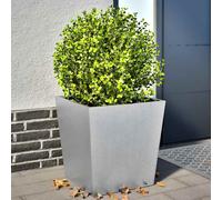 vidaXL Fioriere da Giardino 2 pz 50x50x50 cm in Acciaio Zincato, fioriera, fioriera da Patio, Vaso Fiori da Esterni, fioriera da Esterno