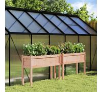 vidaXL Fioriere da Giardino 2 pz con Gambe Legno Massello di Douglas