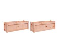 VIDAXL - Fioriere Da Giardino 2 Pz In Legno Massello Di Douglas