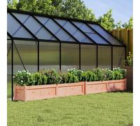 vidaXL Fioriere da Giardino 2 pz in Legno Massello di Douglas