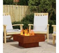 vidaXL Focolare Marrone 60 x 60 x 30 cm