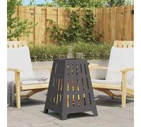 vidaXL Focolare Nero 50 x 50 x 70 cm Acciaio laminato a freddo