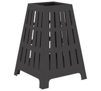 vidaXL Focolare da Legna da Esterno | Acciaio Laminato a Freddo Resistente alla Ruggine Calore Spaziosa Camera Trapezoidale per Giardini e Patii Durevole Industriale