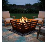 vidaXL Focolare Ruggine 40 x 40 x 20 cm Acciaio Corten