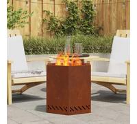 vidaXL Focolare Senza Fumi Marrone 48 x 48 x 51 cm