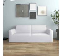 AX Fodera CopriDivano Copertura Per Divano 2Posti Larg.145 185cm Bianco + 332949