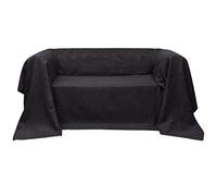 vidaXL Fodera Lavabile Divano Micro-Camoscio Antracite 140x210 cm Copri Divano