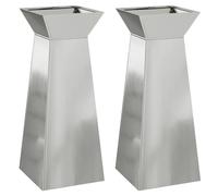 vidaXL Supporto per Piante Acciaio zincato 40 x 40 x 101 cm Resistente