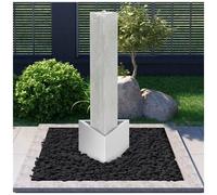 VIDAXL - Fontana Da Giardino Argento 37,7x32,6x110 Cm In Acciaio Inox
