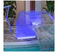 Fontana da piscina con led rgb in acrilico 50 cm