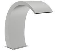 vidaXL Fontana per Piscina con LED 22x60x70 cm in Acciaio Inox 304