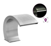 VIDAXL - Fontana per Piscina con LED in Acciaio Inox 30x60x45 cm