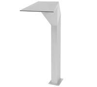 vidaXL Fontana per Piscina in Acciaio Inox Argento da Giardino Gioco d'Acqua