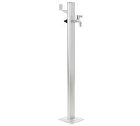 vidaXL Fontanella a Colonna da Giardino in Allumino 95 cm Irrigazione Esterni