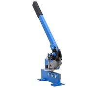 vidaXL Cesoia a Leva 125 mm Blu Troncatrice Manuale Attrezzo Taglio Lamiera