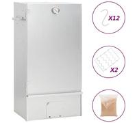 VIDAXL - Forno Affumicatore Bbq Trucioli Legno 44,5x29x83cm Acciaio Inox - SPEDIZIONE GRATUITA