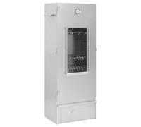 vidaXL Forno Affumicatore Trucioli Legno 44,5x29x110cm in Acciaio Inox