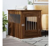 vidaXL Gabbia Cani Arredamento Rovere Marrone 64,5x80x71cm Multistrato
