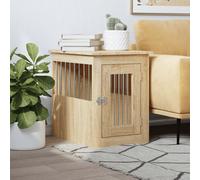vidaXL Gabbia Cani da Arredamento Rovere Sonoma 45x62x59cm Multistrato