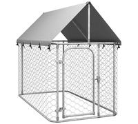 VIDAXL - Gabbia per Cani da Esterno con Tetto 200x100x150 cm