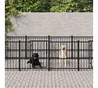 vidaXL Gabbia per Cani da Esterno in Acciaio 7,51 m²