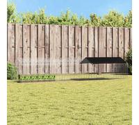 vidaXL Gabbia per Conigli Argento 400 x 78 x 78 cm Acciaio zincato