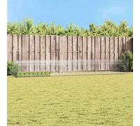 vidaXL Gabbia per Conigli Argento 600 x 78 x 78 cm Acciaio zincato