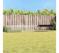 vidaXL Gabbia per Conigli Argento 600 x 78 x 78 cm Acciaio zincato