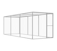 vidaXL Gabbia per Gatti 4,5x1,5x1,5 m in Acciaio Zincato