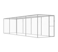 VIDAXL - Gabbia per Gatti 6x1,5x1,5 m in Acciaio Zincato