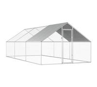 VIDAXL - Gabbia per Polli da Esterno 2,75x6x1,92m in Acciaio Zincato
