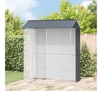 vidaXL Gabbia per uccelli Antracite 215 x 110 x 247 cm Acciaio zincato