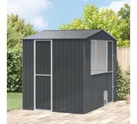 vidaXL Gabbia per uccelli Antracite 215 x 310 x 247 cm Acciaio zincato