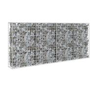 VidaXL Gabbione con Copertura in Acciaio Zincato 200x20x85 cm