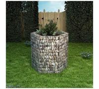 VIDAXL - Gabbione Fioriera Esagonale 100x90x100 Cm