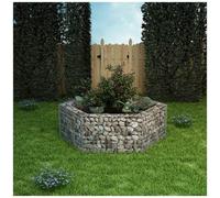 VIDAXL - Gabbione Fioriera Esagonale 160x139x50 Cm