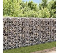 vidaXL Gabbione in Acciaio Zincato 20 x 20 x 100 cm