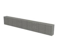 VIDAXL - Gabbione In Acciaio Zincato Coperto 900 X 50 X 100 Cm