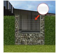 Gabbione in rete ad u in acciaio zincato 160x20x150 cm